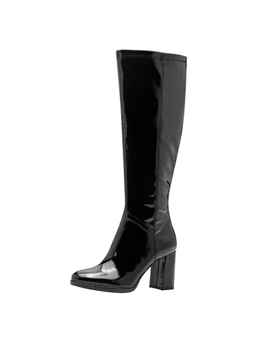 Tamaris Damen Stiefel Leder schwarz 39 von Tamaris