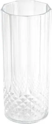 ALPINA Longdrinkglas, 400ml, Kristalleffekt, 6er Set