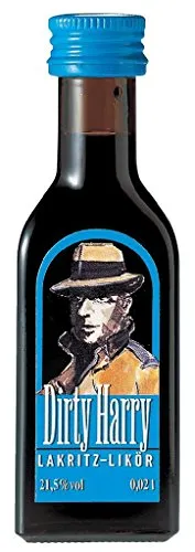 Flaschen Dirty Harry Lakritz Likör a 0,02L Mini 24
