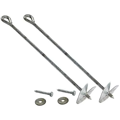 Produktbild Spielturmking 2 Stück Bodenanker Grundanker Erdanker für Spielturm Schaukel (Bodenanker Screw SMART zum Eindrehen)