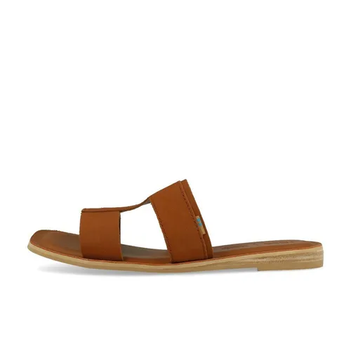 TOMS TOMS Seacliff Tan Veg Tan Leather Sandale