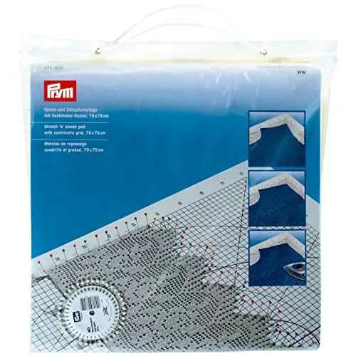 Prym 611320 Spann-und Dämpfunterlage 70 x 70 cm