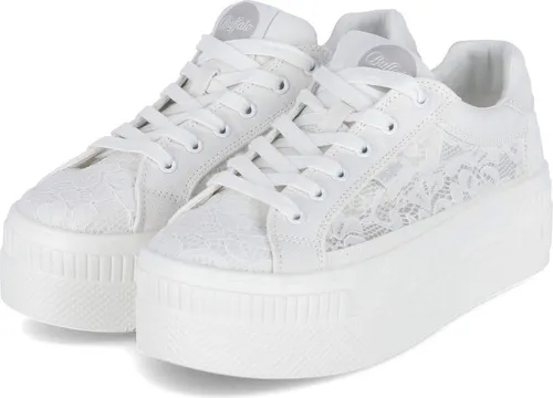 Buffalo Damen Schuhe Sneaker Schnürschuh Paired Bloom in weiß von Buffalo