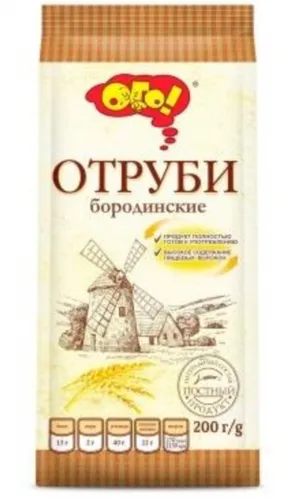 Roggenkleie-Erzeugnis Borodindkije 200g