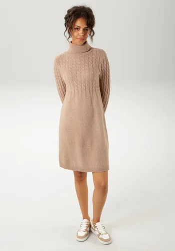 Strickkleid ANISTON CASUAL, Damen, Gr. 34, braun in braun von Aniston
