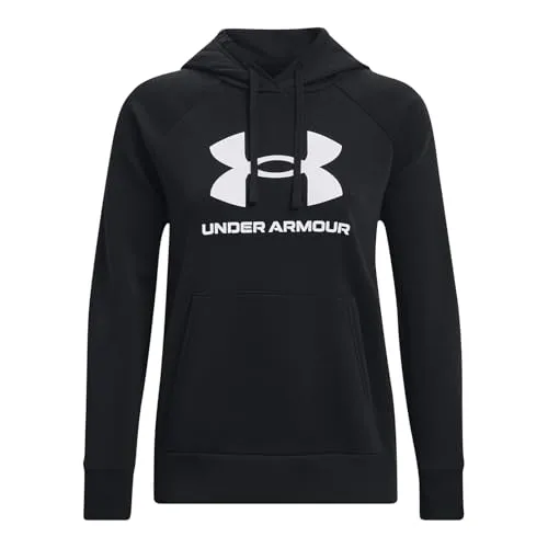 Under Armour Damen UA Rival Fleece Big Logo Hoodie - Stylisches Sweatshirt mit großem Logo, aus hochwertigem Fleece für ultimativen Komfort und Wärme, ideal für Sport und Freizeit.
