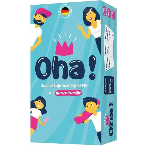 ATM Gaming Spiel Oha! - Gesellschaftsspiel für die Familie, bringt die ganze Familie zum Lachen mit 480 Spielkarten