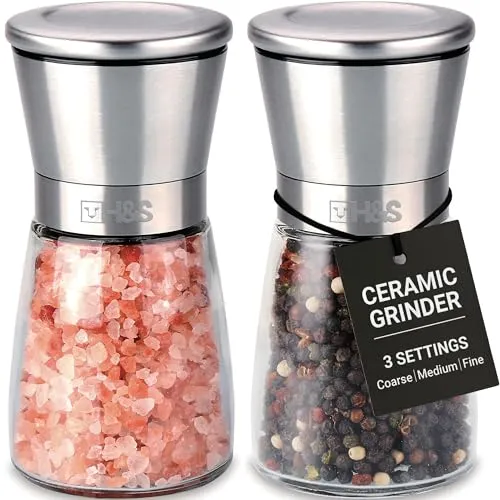 H&S Salz und Pfeffermühle Set für die Küche