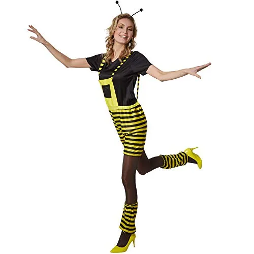 tectake® Frauenkostüm Fleißiges Bienchen