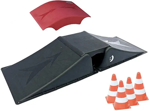 BEST SPORTING Rampen-Set für Skateboard & BMX-Rad - Skateboard-Rampen mit einfacher Montage und flexiblem Aufbau. Stabile Rampe mit Gummi Pads für sicheren Halt und kompaktem Design - ideal für unterwegs!