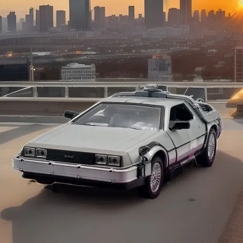 Auto Delorean DMC Zeitmaschine | Zurück in die Zukunft | Die-Cast Collection