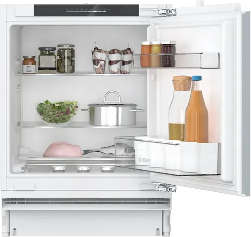 Bosch Unterbau-Kühlschrank Set KUR21VXE0/KUR21VFE0 + KFZ10AX0 | 134l | Super Cooling | EEK E | 35dB | weiß, E (Spektrum A bis G)