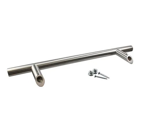 heicko Vanessa Edelstahl Stoßgriff – 45° Stützen, 1600 mm – für Haustüren & Schiebetüren - Robuster Edelstahl Stoßgriff mit 45° Stützen und einer Länge von 1600 mm. Ideal für Haustüren, Schiebetüren und Innentüren. Einfache Montage und zeitloses Design für jeden Wohnstil.