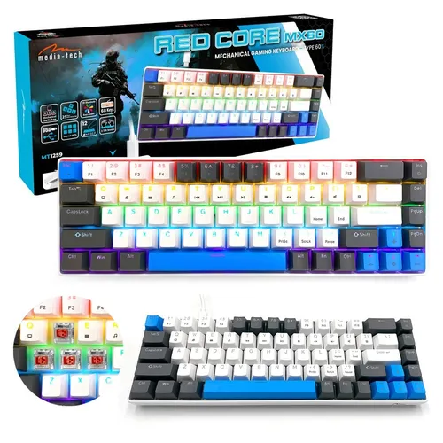 Mechanische Tastatur RED CORE MX60 MT1259