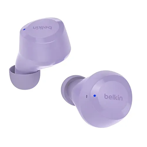Belkin SoundForm Bolt True Wireless In-Ear-Kopfhörer - Kopfhörer mit bis zu 28 Std. Akkulaufzeit, IPX4 spritzwassergeschützt und ideal für Sport, mit komfortablem Sitz und hervorragendem Sound.