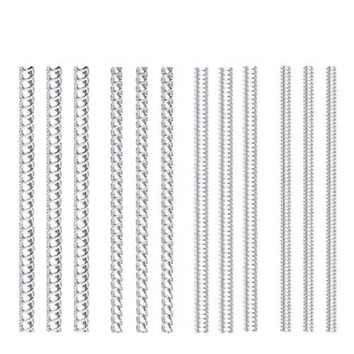 Ringgrößeneinsteller,12er Set Unsichtbare Ring Sizer Ring Verkleinern Fit für Alle Ringe Transparentes Silikon Twisted Rope(4 Größen)