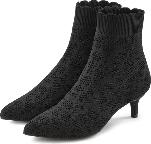 LASCANA Ankleboots schwarz Größe 40 - Elegante Stiefelette für Damen, mit ca. 5 cm Absatzhöhe. Der perfekte Begleiter für jeden Anlass, komfortabel und vielseitig kombinierbar.