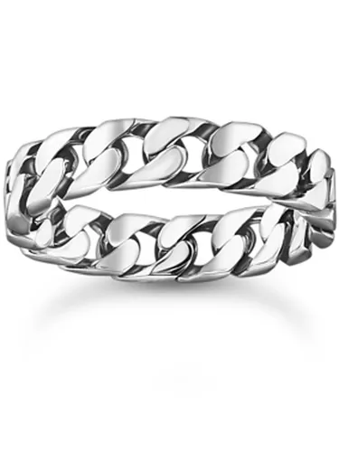 THOMAS SABO Kettenglieder-Ring, silberfarben 54 in silber von THOMAS SABO