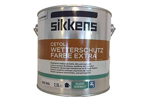 Sikkens Cetol Wetterschutzfarbe Extra Seidenmatt Ral 6009 Tannengrün 2,5 L