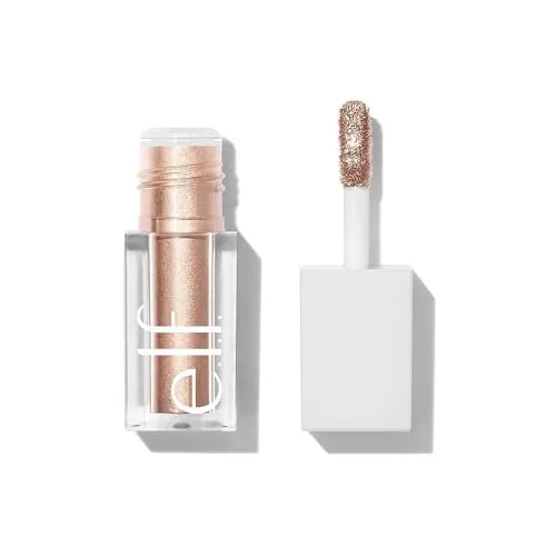 e.l.f. Liquid Metallic Eyeshadow - Moon - Lidschatten mit metallischem Finish, cruelty-free und ideal für alle Hauttöne. Verleihen Sie Ihren Augen einen strahlenden Look!