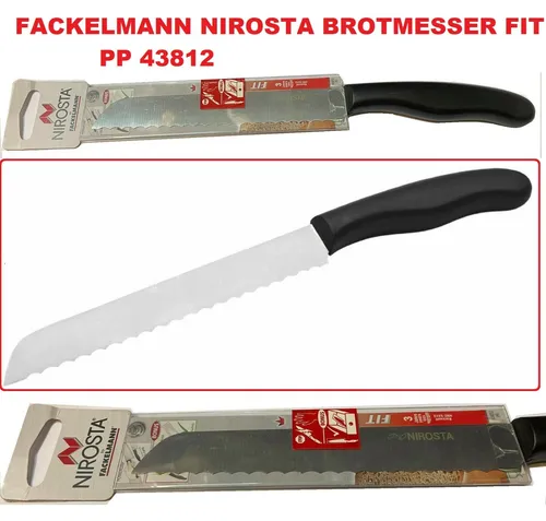 FACKELMANN NIROSTA BROTMESSER FIT 31 CM PP 43812