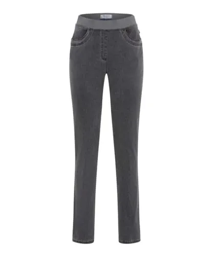 RAPHAELA by BRAX Bequeme Jeans grau 40 - Jeans in Größe 40, aus hochwertigem Materialmix für optimalen Tragekomfort und eine perfekte Passform.