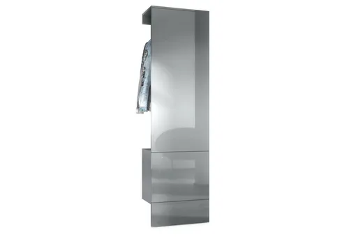 Vladon Garderoben-Set Carlton Set 5 in grau von Vladon