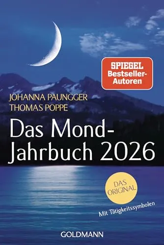 Das Mond-Jahrbuch 2026: Besinnliche Geschenkbücher - Ein inspirierendes Jahrbuch für 2026, das mit tiefgründigen Gedanken und wunderschönen Illustrationen zu Besinnung und Reflektion einlädt.