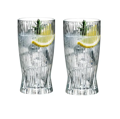RIEDEL Barware Fire Longdrink Tumbler 0515/04S1 - 2er Set - Gläser & Glaswaren, edles 2er Set aus Kristall mit Präsentschachtel, spülmaschinenfest und ideal für stilvolle Longdrinks.