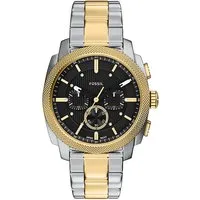 Fossil New Machine Herrenuhr mit Quarz-Chronograph, 44mm - Stylische 44mm Herrenuhr mit präzisem Quarzwerk und langlebigem Edelstahl- oder Lederarmband. Ideal für den täglichen Gebrauch und vielseitig kombinierbar.