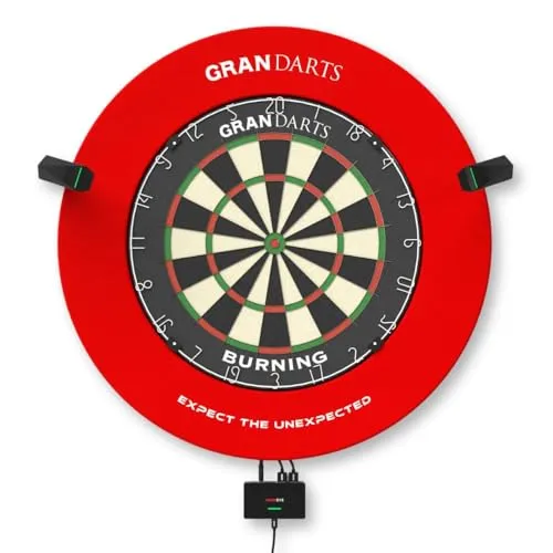 GRANBOARD Gran Eye Auto Scoring System - Dartautomaten mit KI-gesteuertem Scoring, erkennt Dartwürfe schnell und präzise ohne zusätzliche Ausrüstung. Ideal für Darts-Spieler, die ihre Leistung optimieren möchten.