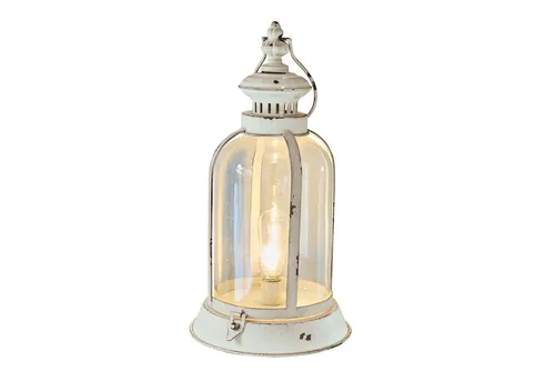 Mirabeau LED Laterne Lomera antikweiß in weiß von Mirabeau