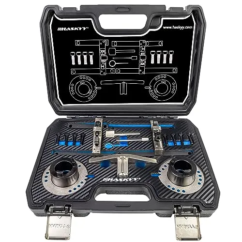 16-tlg Motor Einstellwerkzeug Zahnriemen Werkzeug Satz für Ford EcoBoost - Riemenwerkzeuge für präzise Einstell- und Überprüfungsarbeiten an Zahnriemen, ideal für Ford Modelle wie Fiesta und Focus, alles in einem praktischen Systemkoffer.