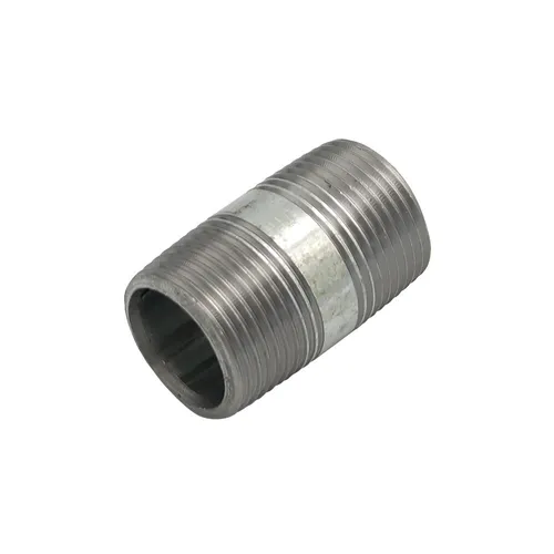 Rohrdoppelnippel 3/4 Zoll x 40 mm DN20 Doppelnippel Rohrnippel Nippel verzinkt