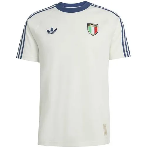 ADIDAS Herren Fanshirt Italien Originals T-Shirt - Stylisches Italien Originals T-Shirt für Fans, inspiriert vom Auswärtstrikot. Der weiche Single Jersey bietet hohen Tragekomfort und eine moderne Passform - ideal für jeden Anlass.