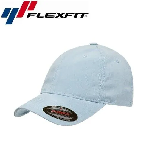 Flexfit Garment Washed Baseball Cap S/M Carolina Blue
