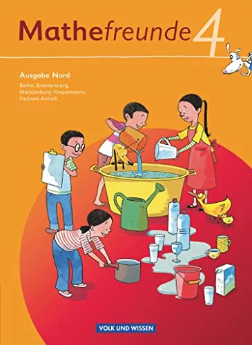 Mathefreunde - Ausgabe Nord 2010 für 4. Schuljahr - Mathematik Schulbuch mit Kartonbeilagen, ideal für Schüler in Berlin, Brandenburg, Mecklenburg-Vorpommern und Sachsen-Anhalt.