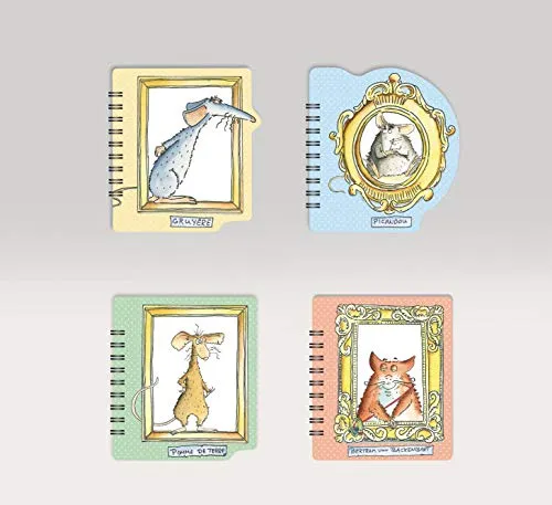 Die Muskeltiere - konturgestanzte Notizblöcke: mit 48 Seiten und Spiralbindung