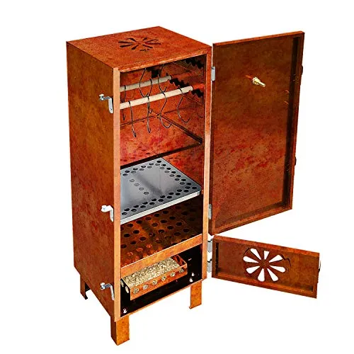 Firend Räucherofen aus Cortenstahl Premium + Zubehör