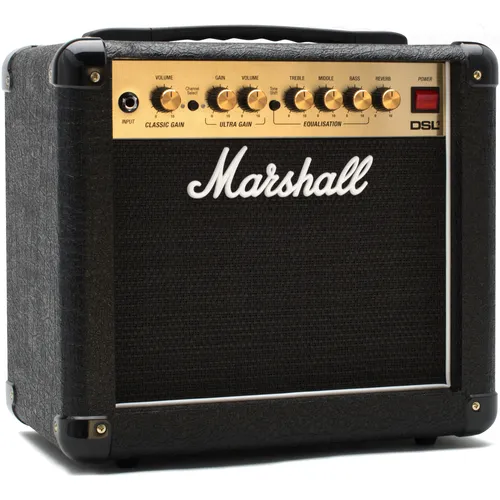 Marshall DSL1CR B-Stock: Vollröhren E-Gitarren Combo Verstärker - Verstärker, B-Stock Marshall DSL1CR mit authentischem DSL Ton, 2 fußschaltbaren Kanälen und Low-Power-Schalter für flexibles Spielen.