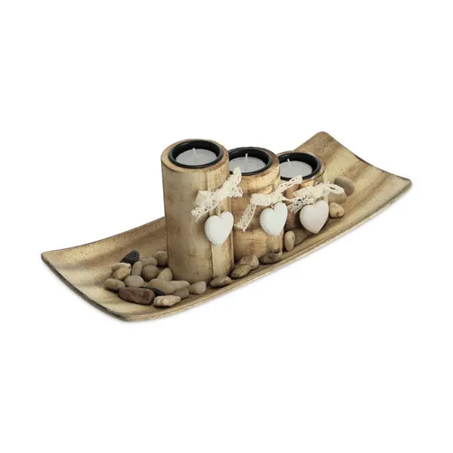 Kerzenständer Braun von Relaxdays