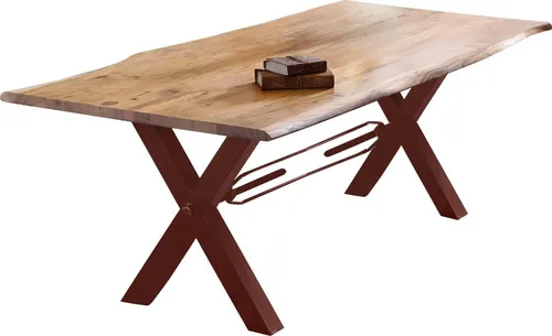 SIT Esstisch mit Baumkante – Gemütlichkeit für dein Zuhause - Entdecke den SIT Esstisch mit Baumkante – ideal für gesellige Abende und schmackhafte Mahlzeiten. Das Massivholz mit individueller Maserung bringt Charme in dein Esszimmer und ist leicht zu reinigen.
