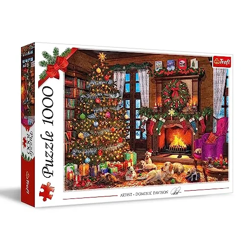 Trefl Puzzle Weihnachten kommt, 1000 Teile - Puzzles, 1000 Teile für stundenlangen Spaß, ideal für die Weihnachtszeit und zur Förderung der Konzentration.