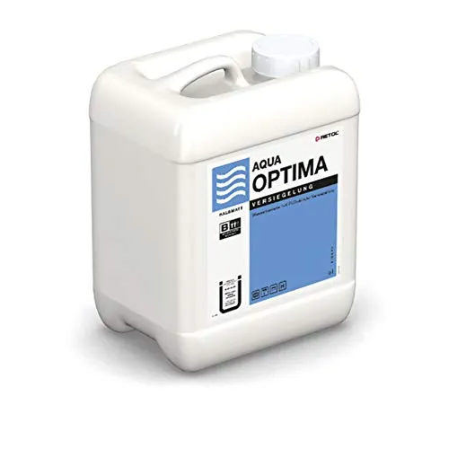 RETOL AQUA Optima Parkettlack, halbmatt (5 l) - Hochwertiger, wasserbasierter Parkettlack für stark beanspruchte Böden. Ideal für langlebigen Schutz und ansprechendes Finish. Emissionsgeprüfte Qualität, einfach anzuwenden.