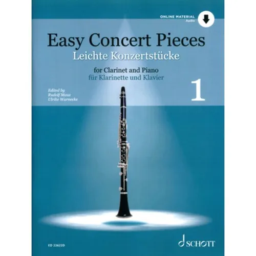 Schott Easy Concert Pieces Clarinet 1