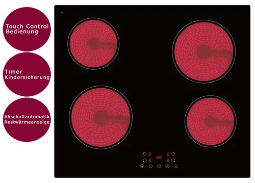 PKM Elektro-Kochfeld BKF4 G