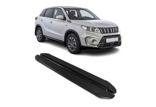 OMAC Kfz-Schmutzfänger Trittbretter für Suzuki Vitara 2015-2025 - Hochwertige Aluminium Trittbretter für Suzuki Vitara, rutschfest und robust. Ideal für einfachen Ein- und Ausstieg, schützen Ihre Karosserie und verleihen Ihrem Fahrzeug einen sportlichen Look.