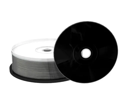 Mediarange CD-Rohling 50 (2x 25Stk) MediaRange Rohlinge black CD-R 52x schwarz Printable