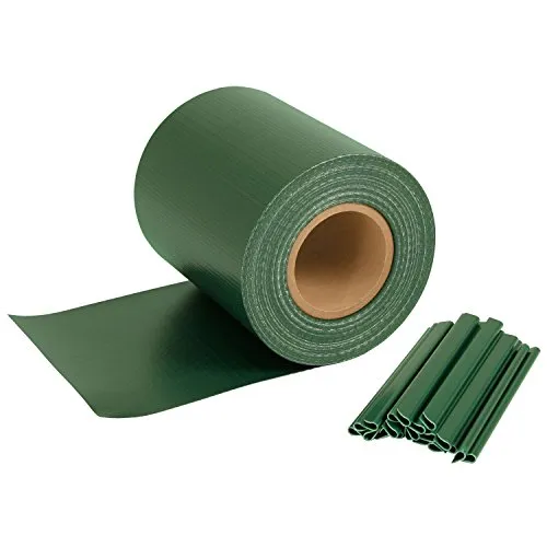 Zelsius Sichtschutzstreifen für Doppelstabmatten, 70 m x 19 cm, Grün - Gartensichtschutz mit UV-Schutz, ideal für Privatsphäre und Windschutz. Einfache Montage mit Clips, hochwertig und modern für Ihre Terrasse oder Garten.