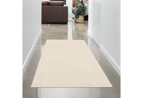 Carpetia Rechteckiger Teppich in Hellgrau - Der elegante hellgraue Teppich vereint schlichte Schönheit mit hoher Funktionalität. Ideal für Wohnzimmer, Schlafzimmer oder Büro, ist er pflegeleicht, schmutzresistent und für Fußbodenheizungen geeignet.